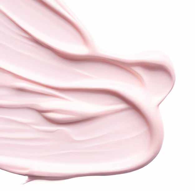 Hydrating Serum, PEAU SATINÉE - bearpo., radiating and hydrating serum for all skin types, vegan skincare, white pump bottle of skincare on gray background