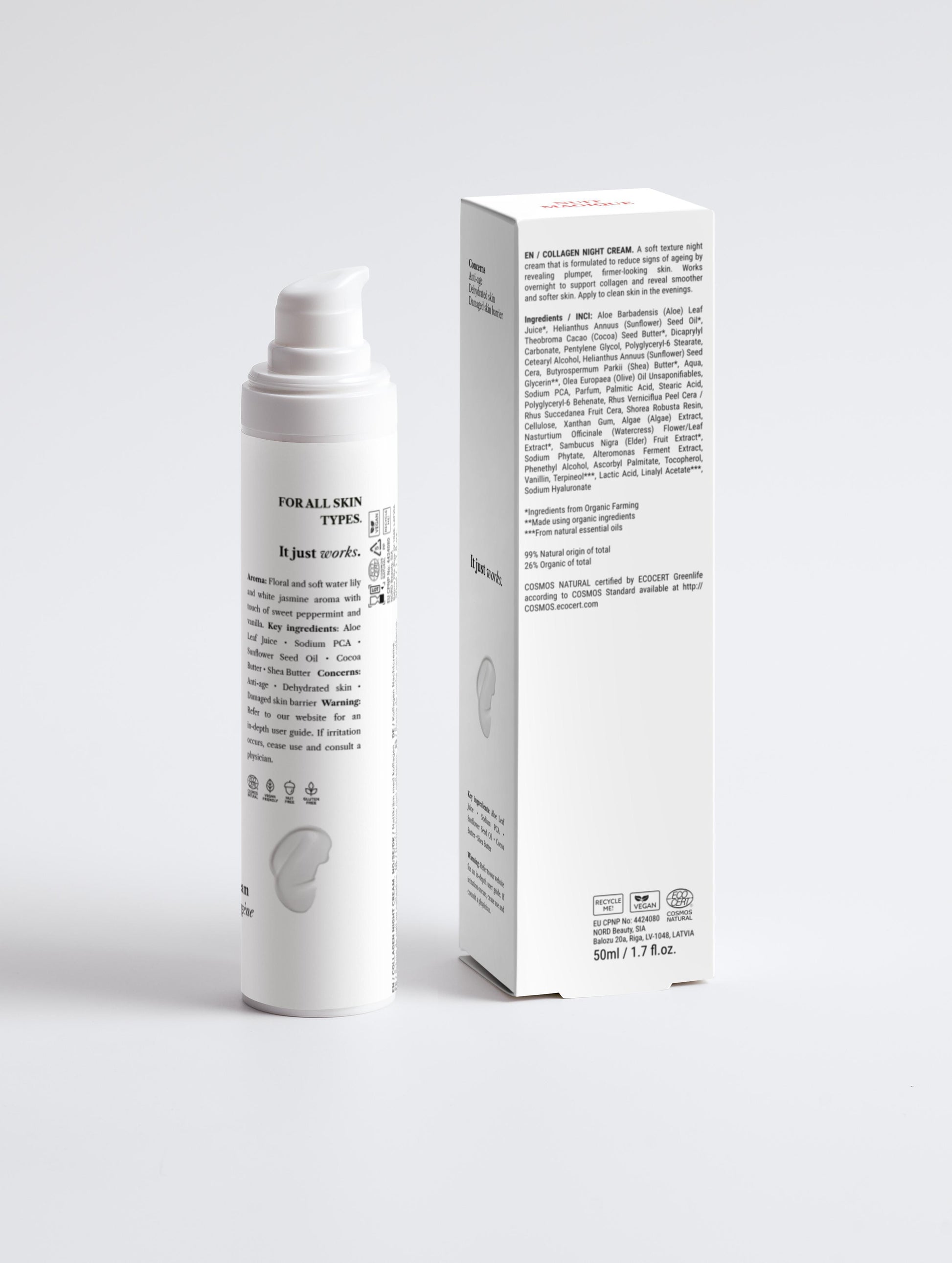 Collagen Anti-Age Night Cream, NUIT MAGIQUE - bearpo.